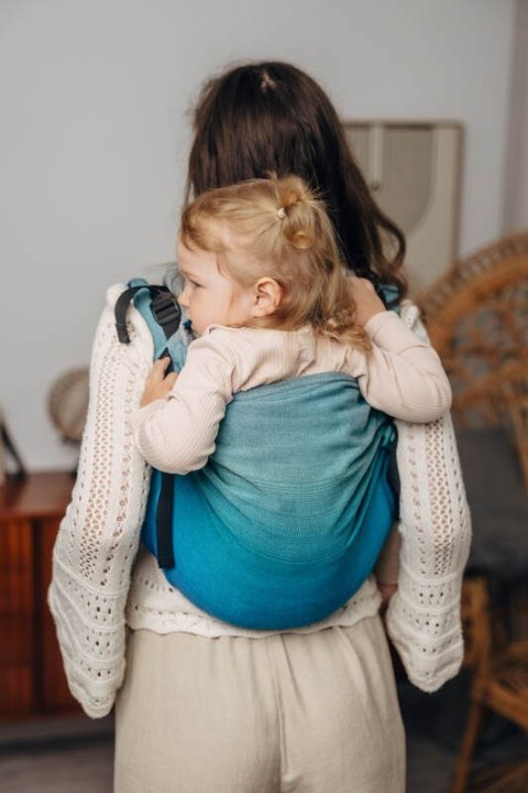 Nosidło Klamrowe Onbuhimo PRO z tkaniny skośno-krzyżowej (100% bawełna), rozmiar Preschool - AIRGLOW