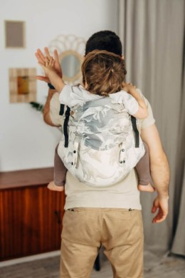 Nosidło Klamrowe Onbuhimo PRO z tkaniny żakardowej (100% bawełna), rozmiar Preschool - PARK JURAJSKI - ICE DESERT