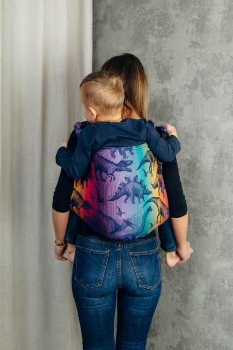 Nosidło Klamrowe Onbuhimo PRO z tkaniny żakardowej (100% bawełna), rozmiar Preschool - PARK JURAJSKI - NOWA ERA