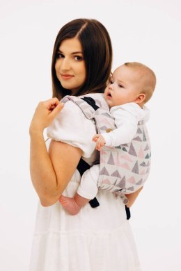 Nosidło Klamrowe Onbuhimo PRO z tkaniny żakardowej (61% bawełna, 39% wiskoza bambusowa), rozmiar Standard - EAGLE ROCKS - PEAK