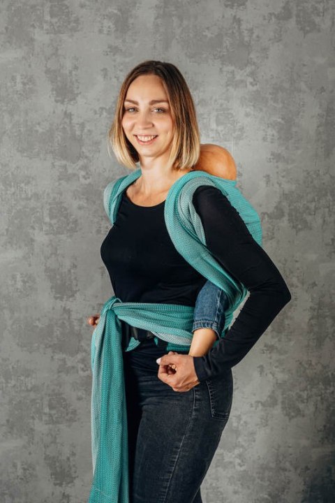 Nosidełko LennyHybrid Half Buckle, splot jodełkowy, 100% bawełna , rozmiar preschool - EDYCJA DLA PROFESJONALISTÓW - ENTWINE