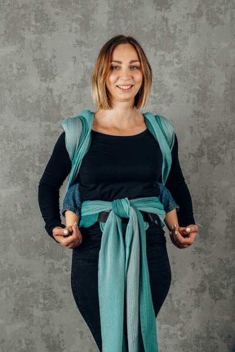 Nosidełko LennyHybrid Half Buckle, splot jodełkowy, 100% bawełna , rozmiar preschool - EDYCJA DLA PROFESJONALISTÓW - ENTWINE