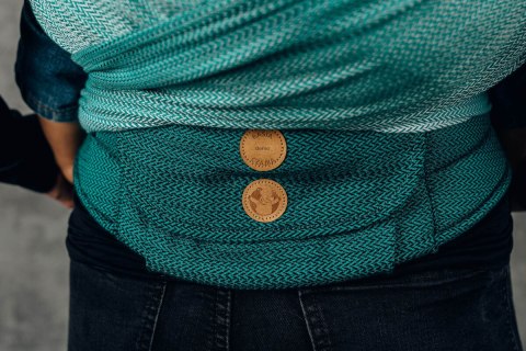 Nosidełko LennyHybrid Half Buckle, splot jodełkowy, 100% bawełna , rozmiar preschool - EDYCJA DLA PROFESJONALISTÓW - ENTWINE