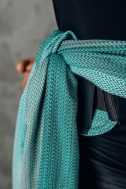 Nosidełko LennyHybrid Half Buckle, splot jodełkowy, 100% bawełna , rozmiar preschool - EDYCJA DLA PROFESJONALISTÓW - ENTWINE