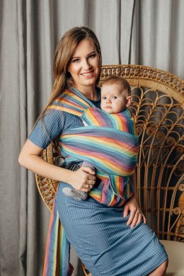 Nosidełko LennyHybrid Half Buckle, splot skośno-krzyżowy, 100% bawełna , rozmiar standard - LUNA