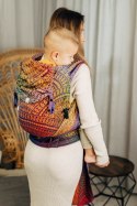 Nosidełko LennyHybrid Half Buckle, splot żakardowy, 100% bawełna , rozmiar preschool - PAWI OGON - BOLERO