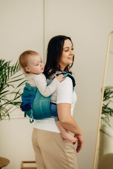 Nosidło Klamrowe Onbuhimo PRO z tkaniny skośno-krzyżowej (100% bawełna), rozmiar Toddler - AIRGLOW