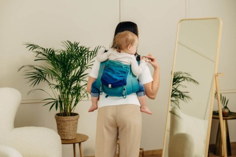 Nosidło Klamrowe Onbuhimo PRO z tkaniny skośno-krzyżowej (100% bawełna), rozmiar Toddler - AIRGLOW