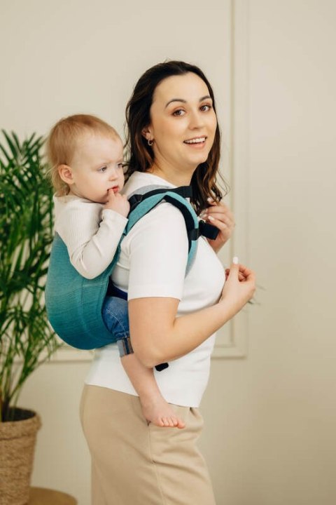 Nosidło Klamrowe Onbuhimo PRO z tkaniny skośno-krzyżowej (100% bawełna), rozmiar Toddler - AIRGLOW