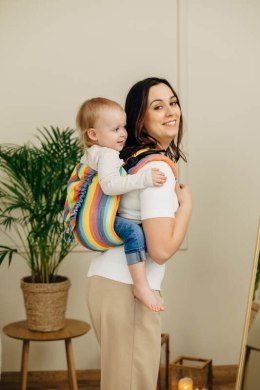 Nosidło Klamrowe Onbuhimo PRO z tkaniny skośno-krzyżowej (100% bawełna), rozmiar Toddler - LUNA