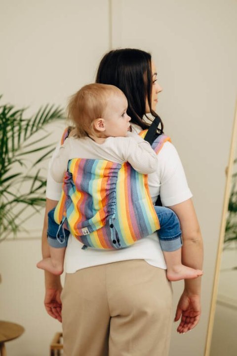 Nosidło Klamrowe Onbuhimo PRO z tkaniny skośno-krzyżowej (100% bawełna), rozmiar Toddler - LUNA