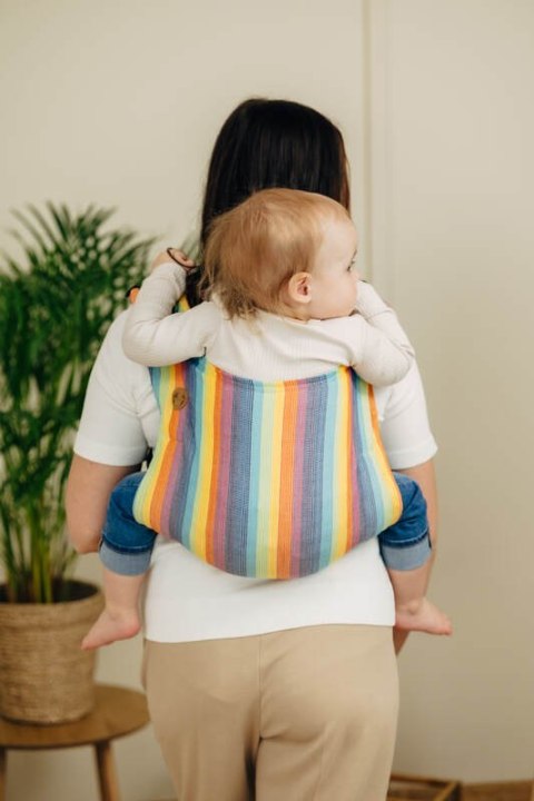 Nosidło Klamrowe Onbuhimo PRO z tkaniny skośno-krzyżowej (100% bawełna), rozmiar Toddler - LUNA