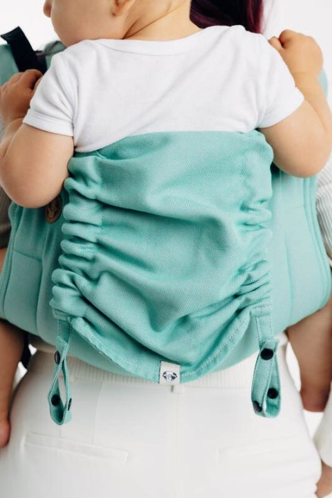 Nosidło Klamrowe Onbuhimo PRO z tkaniny skośno-krzyżowej (100% bawełna), rozmiar Toddler - MATCHA