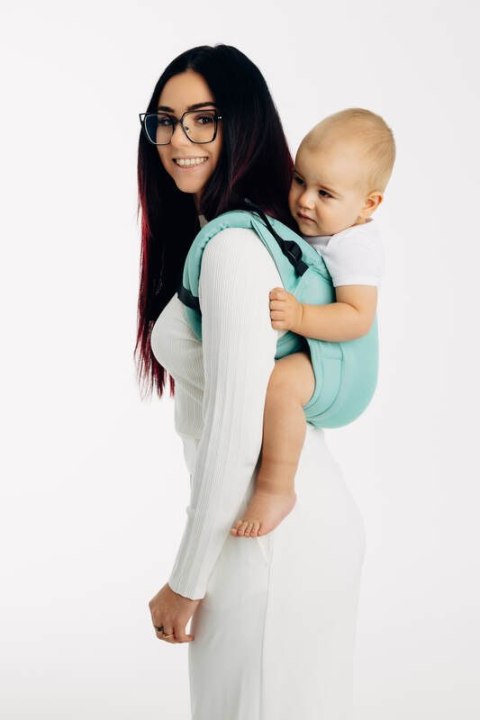 Nosidło Klamrowe Onbuhimo PRO z tkaniny skośno-krzyżowej (100% bawełna), rozmiar Toddler - MATCHA