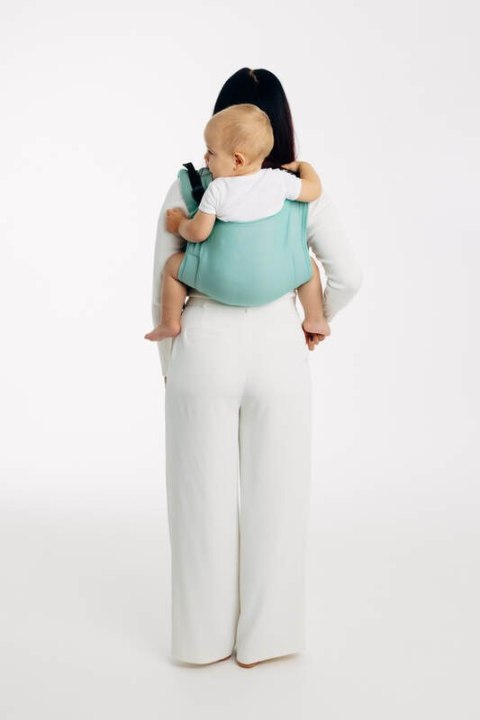 Nosidło Klamrowe Onbuhimo PRO z tkaniny skośno-krzyżowej (100% bawełna), rozmiar Toddler - MATCHA