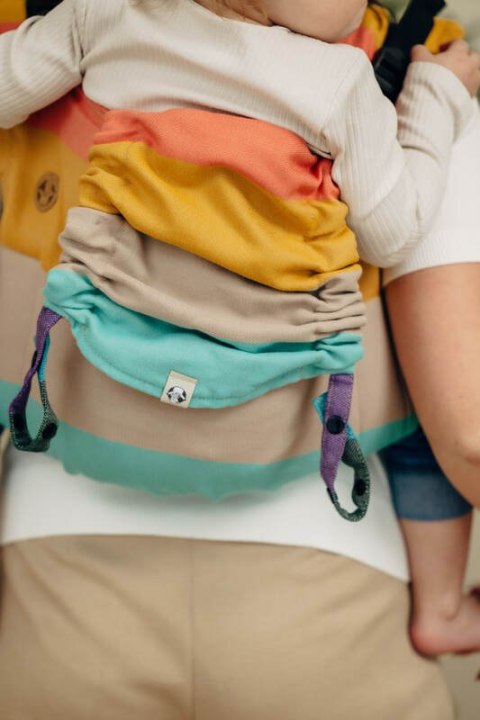 Nosidło Klamrowe Onbuhimo PRO z tkaniny skośno-krzyżowej (100% bawełna), rozmiar Toddler - PASTELS