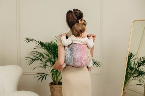 Nosidło Klamrowe Onbuhimo PRO z tkaniny żakardowej (100% bawełna), rozmiar Standard - DZIKIE WINO - VINEYARD