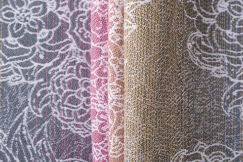 Nosidło Klamrowe Onbuhimo PRO z tkaniny żakardowej (100% bawełna), rozmiar Standard - DZIKIE WINO - VINEYARD