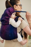 Nosidło Klamrowe Onbuhimo PRO z tkaniny żakardowej (100% bawełna), rozmiar Toddler - DZIKIE WINO - BOUQUET