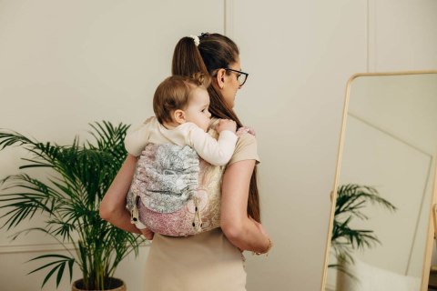 Nosidło Klamrowe Onbuhimo PRO z tkaniny żakardowej (100% bawełna), rozmiar Toddler - DZIKIE WINO - VINEYARD