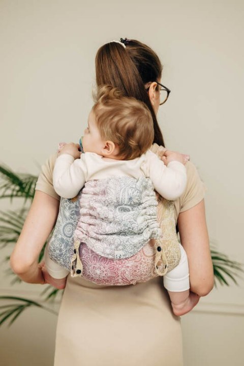 Nosidło Klamrowe Onbuhimo PRO z tkaniny żakardowej (100% bawełna), rozmiar Toddler - DZIKIE WINO - VINEYARD