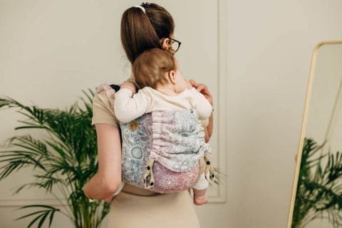 Nosidło Klamrowe Onbuhimo PRO z tkaniny żakardowej (100% bawełna), rozmiar Toddler - DZIKIE WINO - VINEYARD