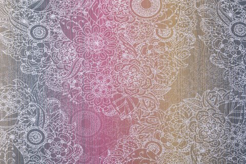 Nosidło Klamrowe Onbuhimo PRO z tkaniny żakardowej (100% bawełna), rozmiar Toddler - DZIKIE WINO - VINEYARD