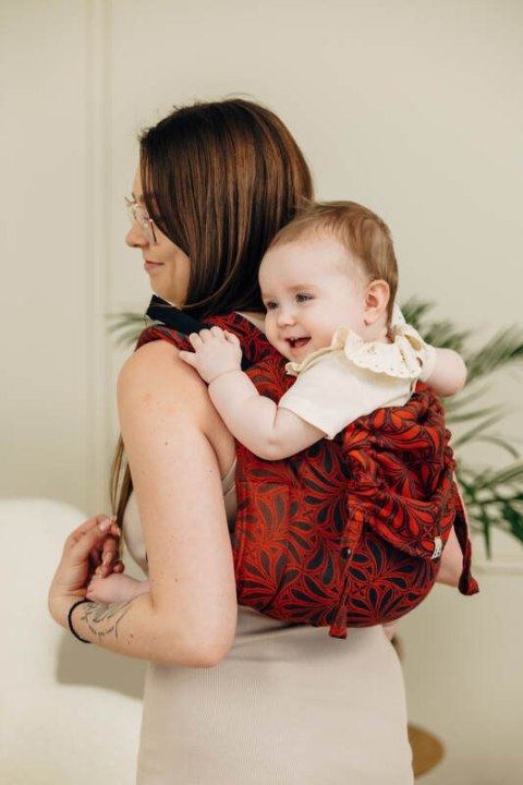 Nosidło Klamrowe Onbuhimo PRO z tkaniny żakardowej (100% bawełna), rozmiar Toddler - INFINITY - GERDA