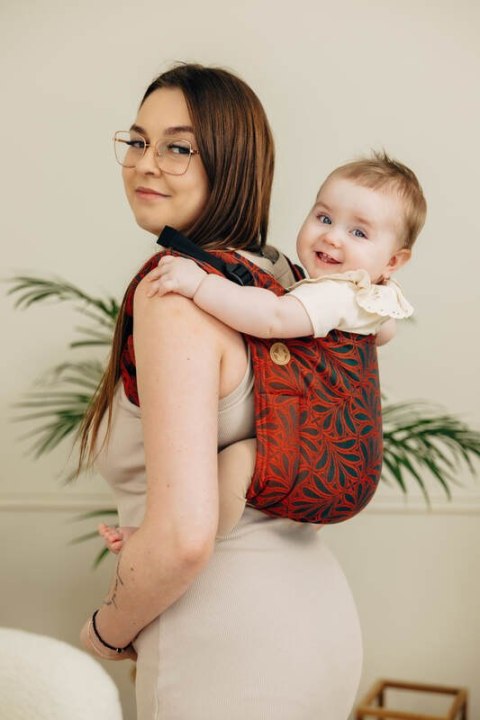 Nosidło Klamrowe Onbuhimo PRO z tkaniny żakardowej (100% bawełna), rozmiar Toddler - INFINITY - GERDA