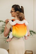 Nosidło Klamrowe Onbuhimo PRO z tkaniny żakardowej (100% bawełna), rozmiar Toddler - TĘCZOWE DZIECKO