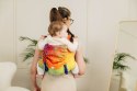 Nosidło Klamrowe Onbuhimo PRO z tkaniny żakardowej (100% bawełna), rozmiar Toddler - TĘCZOWY LOTOS
