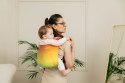 Nosidło Klamrowe Onbuhimo PRO z tkaniny żakardowej (100% bawełna), rozmiar Toddler - TĘCZOWY LOTOS