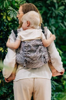 Nosidło Klamrowe Onbuhimo PRO z tkaniny żakardowej (100% wiskoza bambusowa), rozmiar Standard - WOLNY DUCH - GAJUSZ