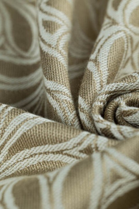 Nosidło Klamrowe Onbuhimo PRO z tkaniny żakardowej (50% bawełna, 50% wiskoza bambusowa), rozmiar Standard - INFINITY - GOLDEN HO