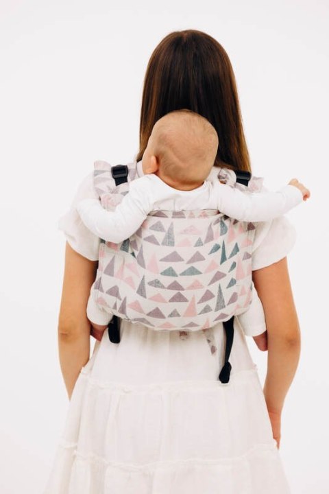 Nosidło Klamrowe Onbuhimo PRO z tkaniny żakardowej (61% bawełna, 39% wiskoza bambusowa), rozmiar Standard - EAGLE ROCKS - PEAK