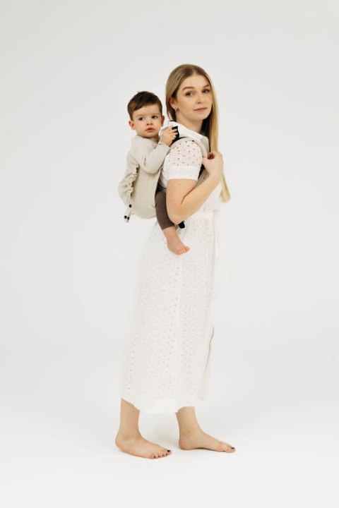 Nosidło Klamrowe Onbuhimo z tkaniny skośno-krzyżowej (58% bawełna, 42% wiskoza bambusowa), rozmiar Standard - TRACK