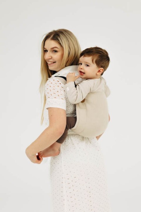 Nosidło Klamrowe Onbuhimo z tkaniny skośno-krzyżowej (58% bawełna, 42% wiskoza bambusowa), rozmiar Standard - TRACK