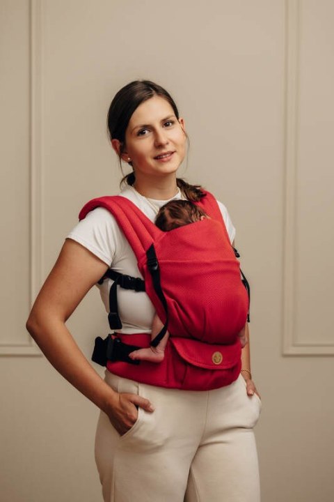 Moje Pierwsze Nosidełko LennyLight, splot jodełkowy, 100% bawełna , rozmiar standard - MAŁA JODEŁKA SEDONA