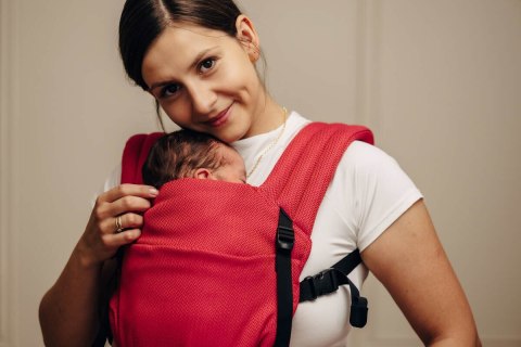 Moje Pierwsze Nosidełko LennyLight, splot jodełkowy, 100% bawełna , rozmiar standard - MAŁA JODEŁKA SEDONA