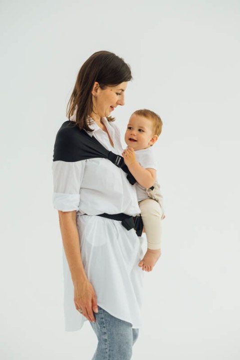 Nosidełko LennyHip (1/2 Nosidełka LennyTwin) z tkaniny skośno-krzyżowej 100% bawełna, rozmiar standard - PEANUT BUTTER