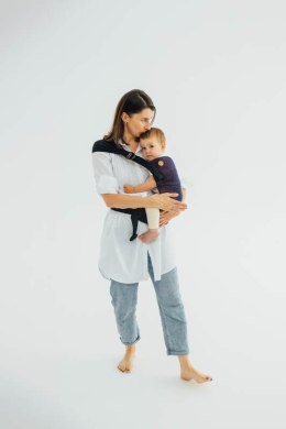 Nosidełko LennyHip (1/2 Nosidełka LennyTwin) z tkaniny żakardowej 100% bawełna, rozmiar standard - DZIKIE WINO - BOUQUET