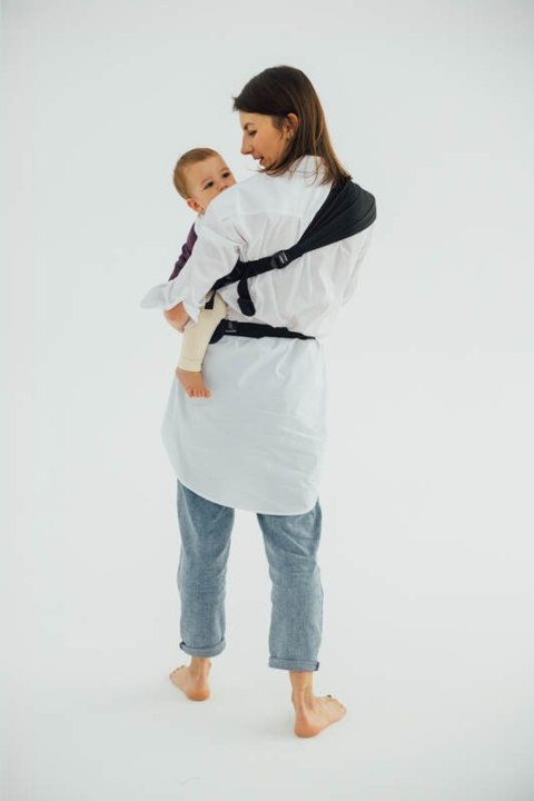 Nosidełko LennyHip (1/2 Nosidełka LennyTwin) z tkaniny żakardowej 100% bawełna, rozmiar standard - DZIKIE WINO - BOUQUET