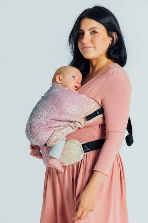 Nosidełko LennyHip (1/2 Nosidełka LennyTwin) z tkaniny żakardowej 100% bawełna, rozmiar standard - DZIKIE WINO - VINEYARD