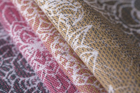 Nosidełko LennyHip (1/2 Nosidełka LennyTwin) z tkaniny żakardowej 100% bawełna, rozmiar standard - DZIKIE WINO - VINEYARD