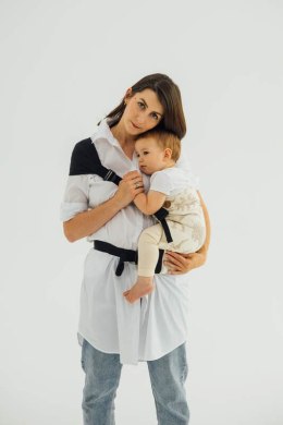 Nosidełko LennyHip (1/2 Nosidełka LennyTwin) z tkaniny żakardowej 100% bawełna, rozmiar standard - PARK JURAJSKI - ICE DESERT