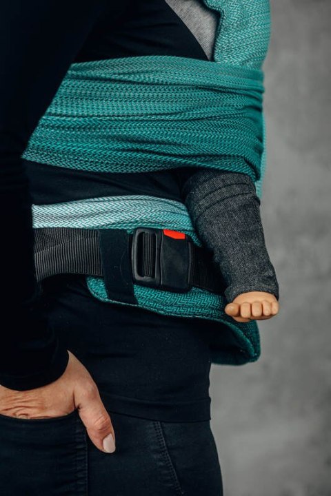 Nosidełko LennyHybrid Half Buckle, splot jodełkowy, 100% bawełna , rozmiar standard - EDYCJA DLA PROFESJONALISTÓW - ENTWINE