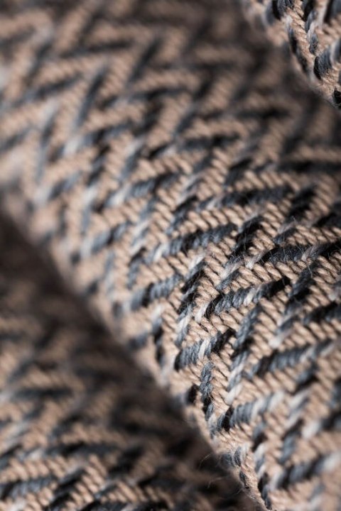 Nosidełko LennyHybrid Half Buckle, splot jodełkowy, 100% bawełna , rozmiar standard - MAŁA JODEŁKA OMBRE RAGTIME