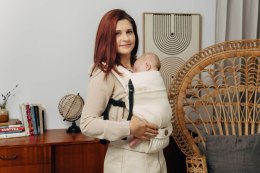 Nosidełko LennyLight, splot jodełkowy, 100% bawełna , rozmiar standard - MAŁA JODEŁKA LUCE