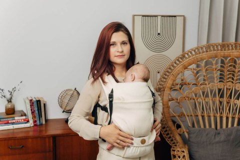 Nosidełko LennyLight, splot jodełkowy, 100% bawełna , rozmiar standard - MAŁA JODEŁKA LUCE