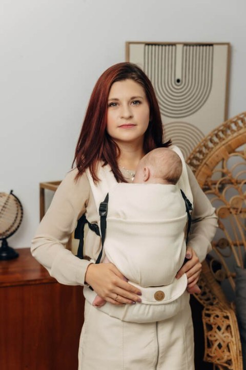 Nosidełko LennyLight, splot jodełkowy, 100% bawełna , rozmiar standard - MAŁA JODEŁKA LUCE